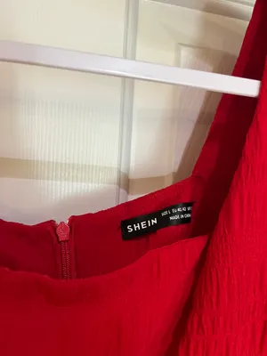 Shein Red Dress Size L thumbnail 2