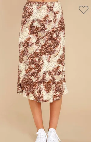 Red Dress Boutique On The Mark Multi Print Midi Skirt thumbnail 4