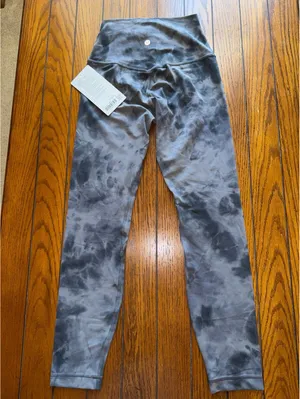 Lululemon Align High Rise 25” Diamond Dye Graphite Grey Size 4 NWT thumbnail 2