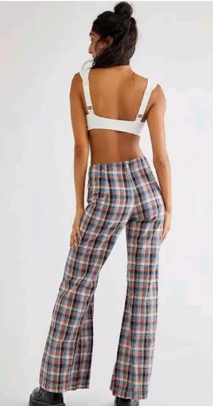 Free People Women’s Cristina Low-Rise Flare Pants A12 thumbnail 3
