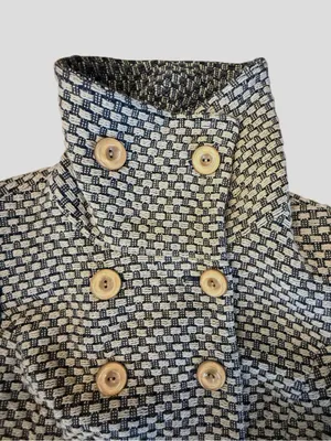 Anthropologie Tabitha Women’s Ottawa Pea Coat Double Breasted Size Small Wool thumbnail 9
