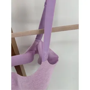 Aerie Smoothez Wireless Bra Large Purple thumbnail 5