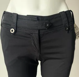 H&M Black Cropped Dress Pants thumbnail 2