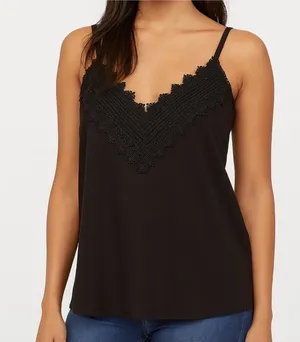nine britton nine britton bahari lace detail cami knit top thumbnail 1