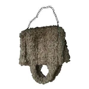 ✨BDG Serena Teddy Fleece Mini Tote Bag Sz Small✨ thumbnail 7