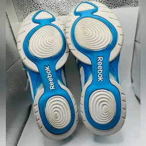Reebok Women's Cream, Blue & Yellow Low-Top Sneakers thumbnail 7