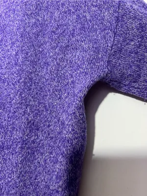 AQUA Cashmere 100% Cashmere Rolled Edge purple Sweater size M thumbnail 13
