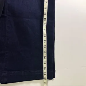 J.Crew High-Rise Trouser Jean in Deep Indigo Rinse Wide Leg Sz 27 Classic Preppy thumbnail 13