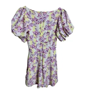 For Love & Lemons Atlanta Mini Dress size XS Floral Purple Yellow thumbnail 2