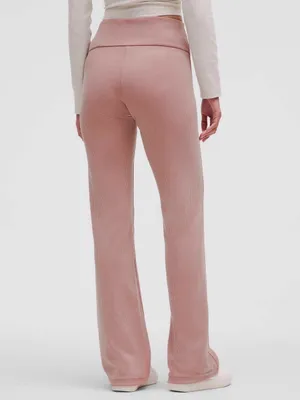 Lululemon Ribbed Softstreme Flared Pant *Regular Twilight Rose Pink Size 2 thumbnail 2