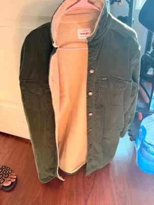 Green corduroy Wrangler Jacket thumbnail 1
