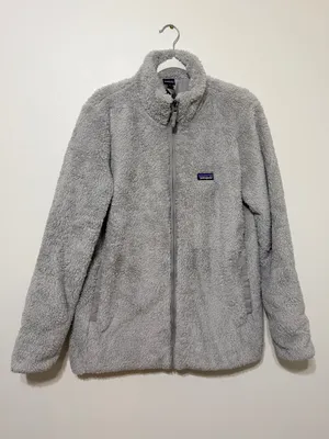 Patagonia Women's Los Gatos Fleece Jacket in Salt Grey Size XL Full Zip thumbnail 2