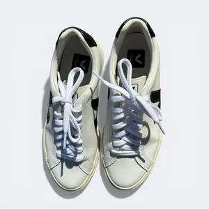 Veja Esplar Leather Sneakers White Black Low Top Lace Up Women’s Size 6 Minimal thumbnail 11