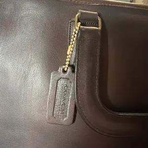 RARE Coach 1970's Vtg Brown Leather Bonnie Cashin Sm Briefcase Bag Made in NYC! thumbnail 2