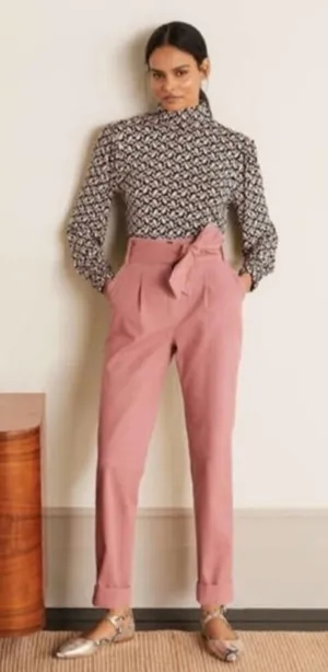 Boden Bude Trousers in Dusty Pink‎ Size: 8P thumbnail 1