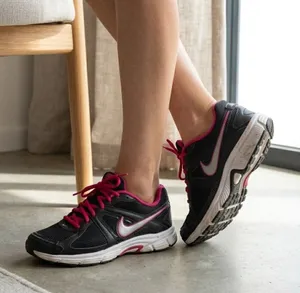 Nike Dart 9 Shoes Womens 10 Athletic Running Sneakers 443863-018 Black Pink Mesh thumbnail 1