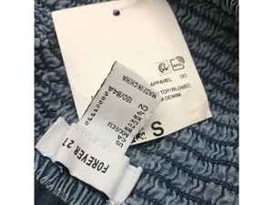 Forever 21 Chambray Blue Cropped Long Sleeve Top Small thumbnail 10