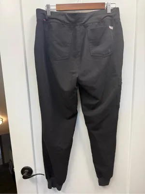 Figs Zamora Jogger Scrub Pant Black Drawstring Medical Women's Medium thumbnail 4