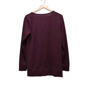 Toad & Co Intermezzo‎ Pullover Shirt Burgundy Medium Activewear Gorpcore Hiking thumbnail 2