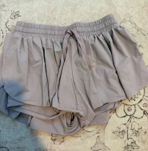 Stretch dri fit flared shorts Gray Size M thumbnail 1