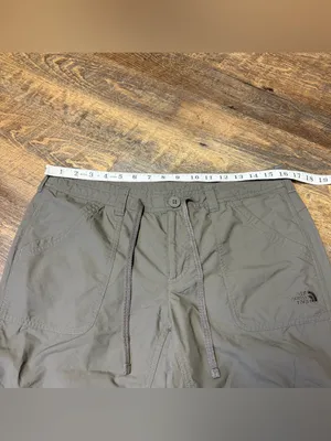 The North Face Horizon II Capri Pants Womens 10 Green Brown Hiking Camping thumbnail 4