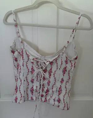 Edikted Floral Corset Going Out Top thumbnail 1