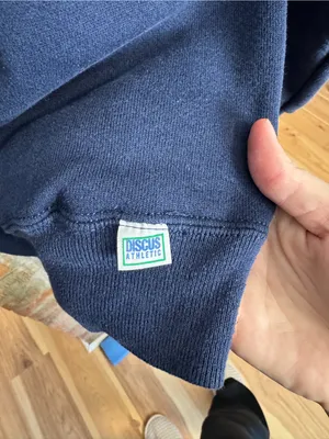 Vintage 90s Jamestown College Navy Crewneck Sweatshirt thumbnail 4