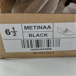 Journee Collection Metinaa Ballet Flats Womens 6.5 Black Chain Pointed Toe Shoes thumbnail 5