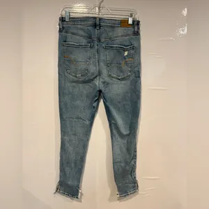 Women's American Eagle Distressed‎ Blue Skinny Jeans thumbnail 5
