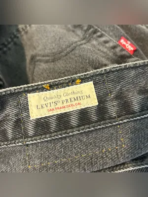 Levi's 501 Faded Black/Grey Button Fly Denim Ankle Jens Size 24 x 30 thumbnail 10
