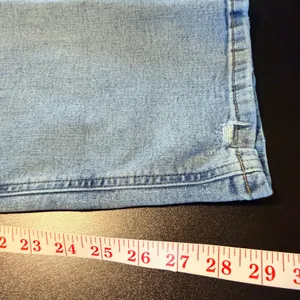 Maurices M Jeans Womens 16 Regular High Rise Slim Straight Ankle Light Wash Blue thumbnail 7