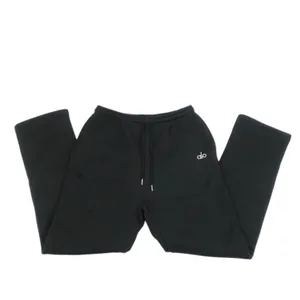 ALO Yoga Accolade Straight Leg Sweatpant Sz XL Black Fleece Inside Unisex Lounge thumbnail 4