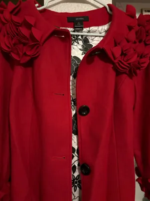 vintage coat Red Size M thumbnail 2