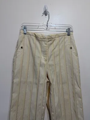 Lizgolf Tabitha Women’s Striped Cropped Golf Pants Size 4 thumbnail 3