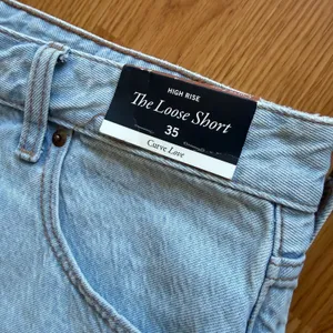 Abercrombie & Fitch High Rise Curve Love The Loose Short Denim Jean Shorts thumbnail 8