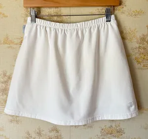 Vintage Y2K Nike Challenge Court White Tennis Skort Skirt Preppy M thumbnail 1