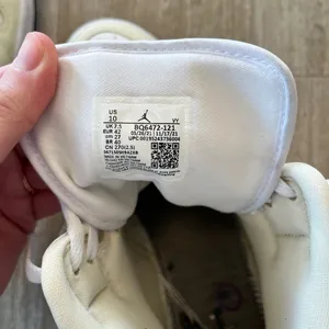 Womens Nike BQ6472-121 Jordan 1 Mid Coconut Milk Sneakers - 10 thumbnail 10