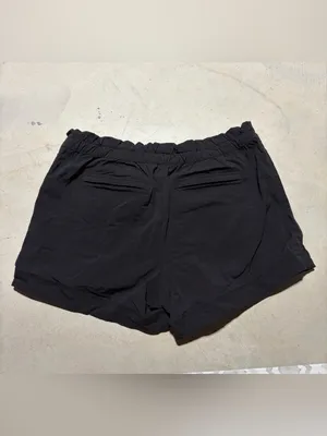 Athleta Black Women’s nylon Elastic Waist Shorts 10 thumbnail 4