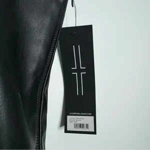 Liverpool NWT‎ Stitch Fix Faux Leather Skirt Pencil Side Slit Black 18W Workwear thumbnail 8