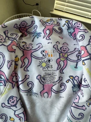 Roller Rabbit Palm Beach Monkey Polo Pajamas thumbnail 2