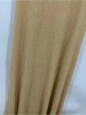 Free People Beach Tan Maxi Knit Dress Size XS Boho Beachy Festival V Neck thumbnail 8