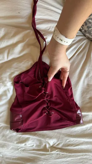 Generation Outcast Clothing Red Two-Piece Dress Set thumbnail 3