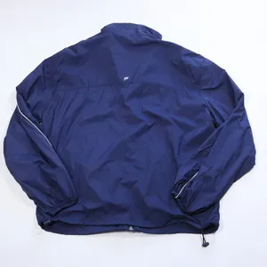 Fabletics Oversized Windbreaker Womens Medium Deep Navy Full Zip Nylon Coat NWT thumbnail 4