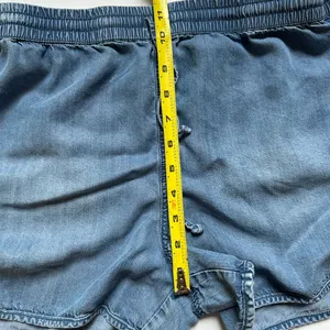 Juicy Couture Light‎ Blue Jean Shorts Women’s Lightweight Size Large Y2K thumbnail 6
