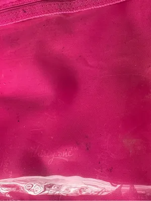 thirty-one Floral Print Tote with Hot Pink Handles and Teal Accents thumbnail 7