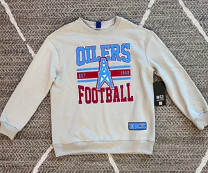 NFL Oilers Crewneck Sweater Sz Small thumbnail 1