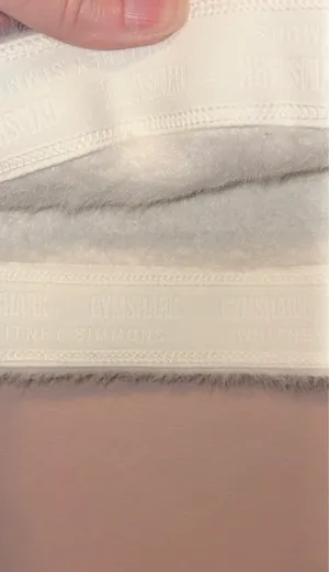 New Gymshark X Whitney Simmons Bandeau Fuzzy Crop Top Bra thumbnail 6