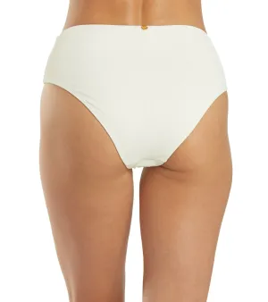 Quint Soul NWT Malibu High Rise Ivory/White Ribbed Bikini Set - S/M thumbnail 8