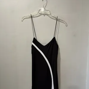 Vintage Jodi Kristopher Maxi Fancy Rom Elegant dress Black White Y2K 90s Size XS thumbnail 4
