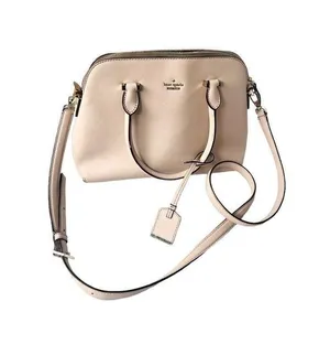 Kate Spade New York NICHOLS STREET REILEY SATCHEL pink rose crossbody satchel thumbnail 1